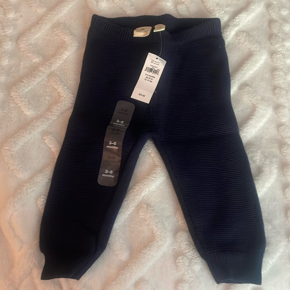Navy blue baby gap sweater pants